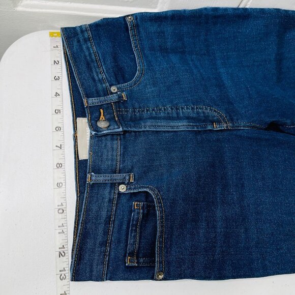 Everlane Women's High Rise Skinny Jeans‎ Size 28 Dark Wash Stretch - Picture 7 of 10